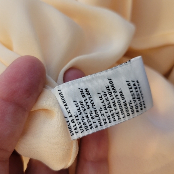 2b Rych Colorblock Halter Dress Gold Pleated Hem Sparkle Sz S - Picture 12 of 12